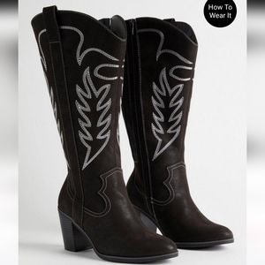 Torrid NWT Tall Shaft Heeled Western Boot